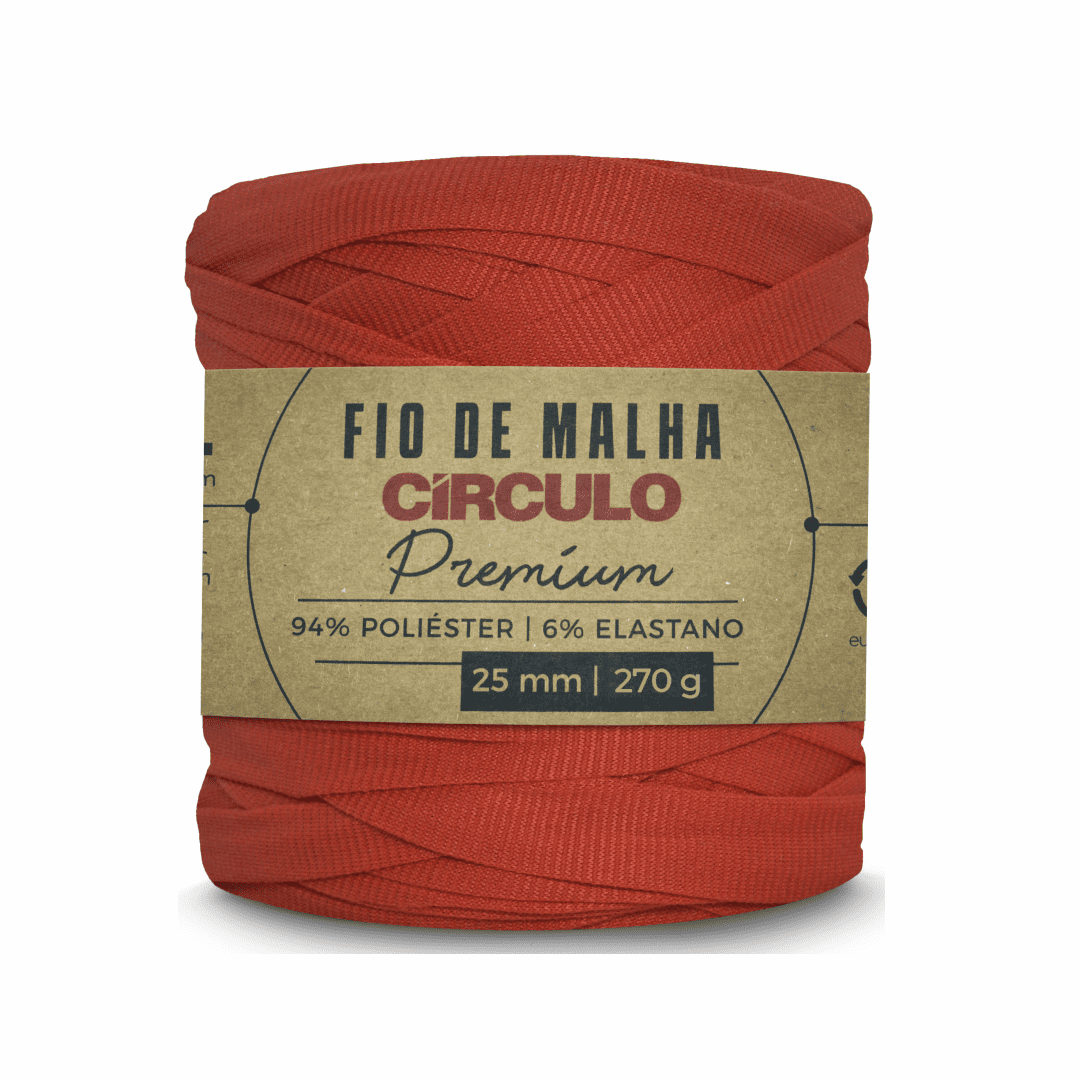 Fio de Malha Maçã Do Amor 3881 Vermelho Circulo - Ariel Malhas | Universo do Artesão
