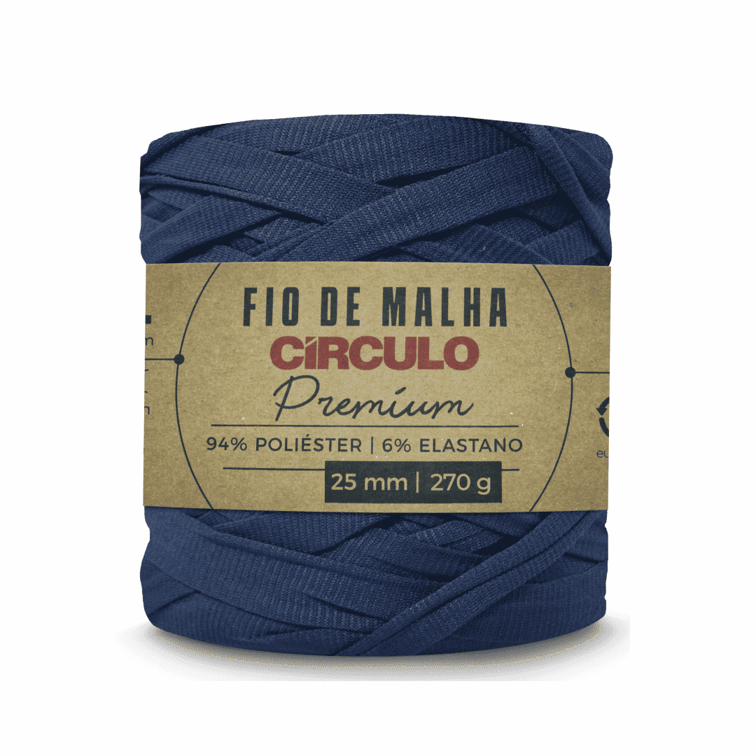Fio de Malha Mar Noturno 2802 Azul Circulo - Ariel Malhas | Universo do Artesão