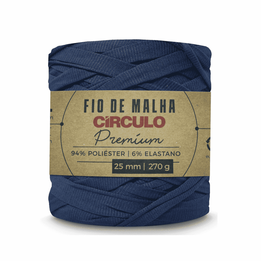 Fio de Malha Mar Noturno 2802 Azul Circulo