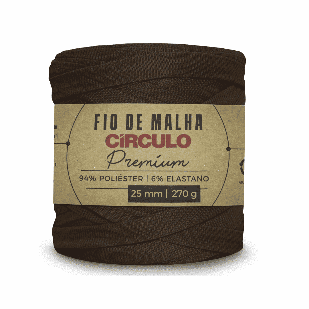 Fio de Malha Marrom 7288 Circulo - Ariel Malhas | Universo do Artesão