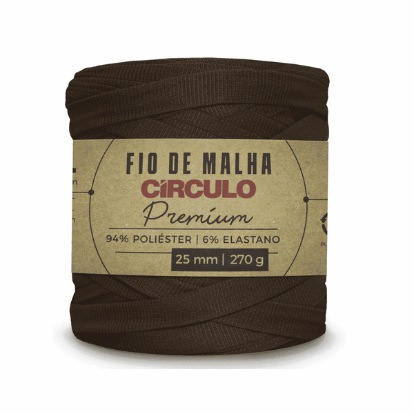 Fio de Malha Marrom 7288  Circulo