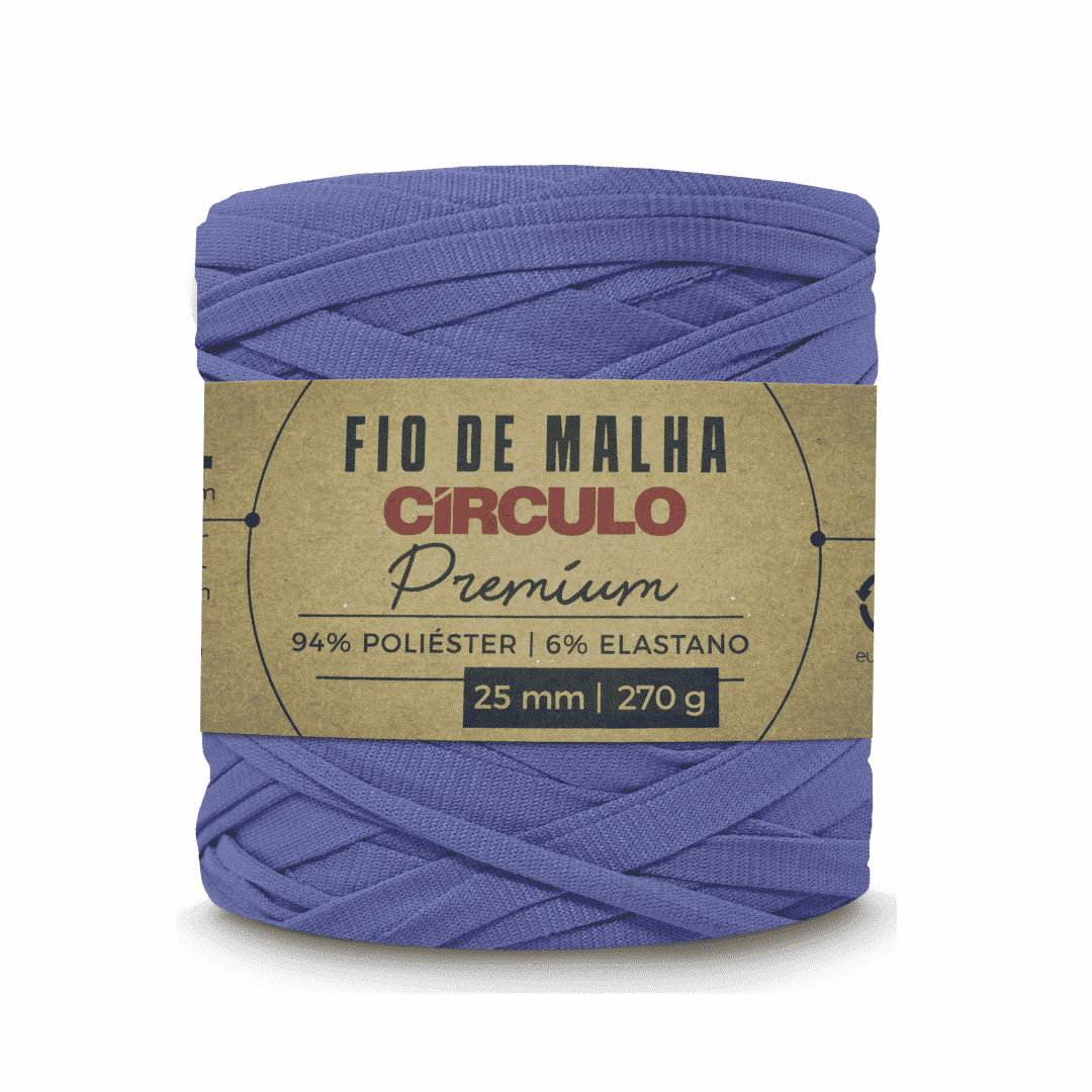 Fio de Malha Paetês 2903 Azul Circulo - Ariel Malhas | Universo do Artesão