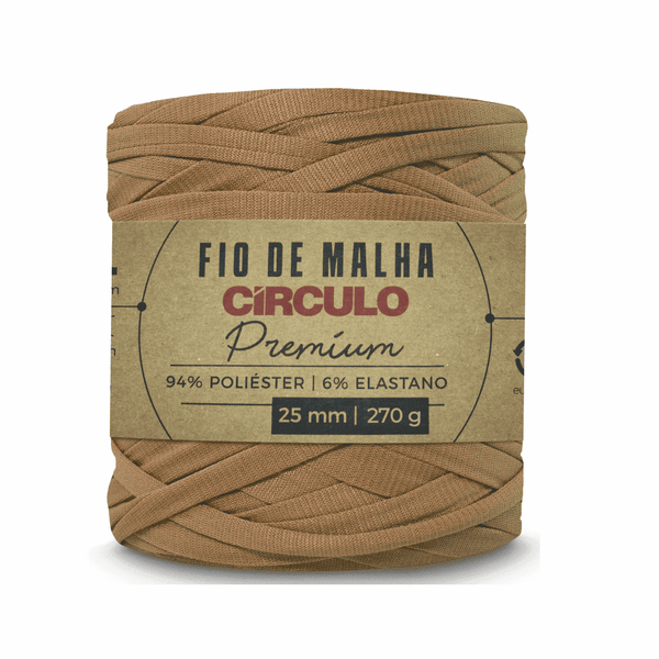 Fio de Malha Pecã 7929 Marrom Circulo