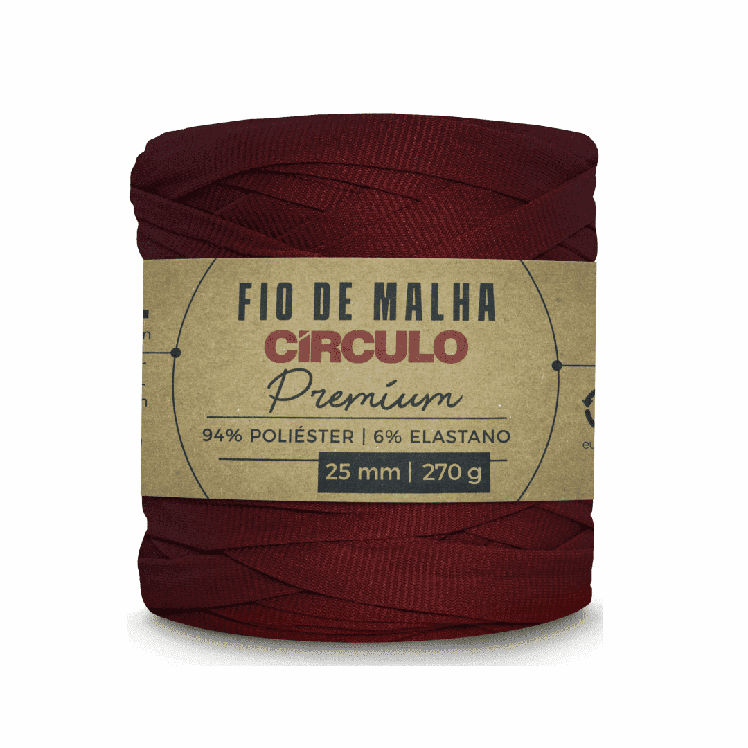 Fio de Malha Picante 3986 Vermelho Circulo - Ariel Malhas | Universo do Artesão