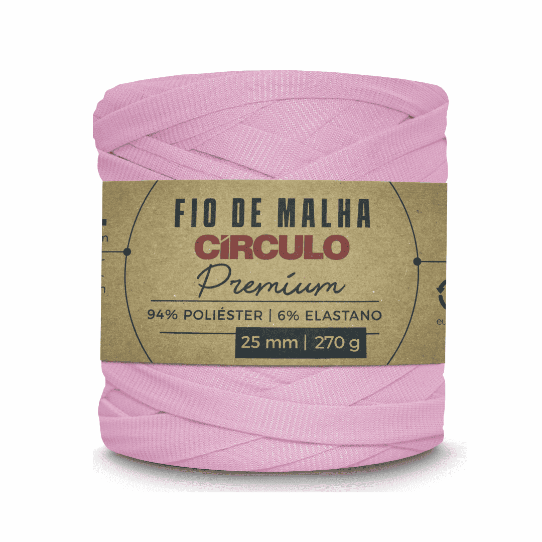 Fio de Malha Rosa Algodão 3161 Circulo - Ariel Malhas | Universo do Artesão
