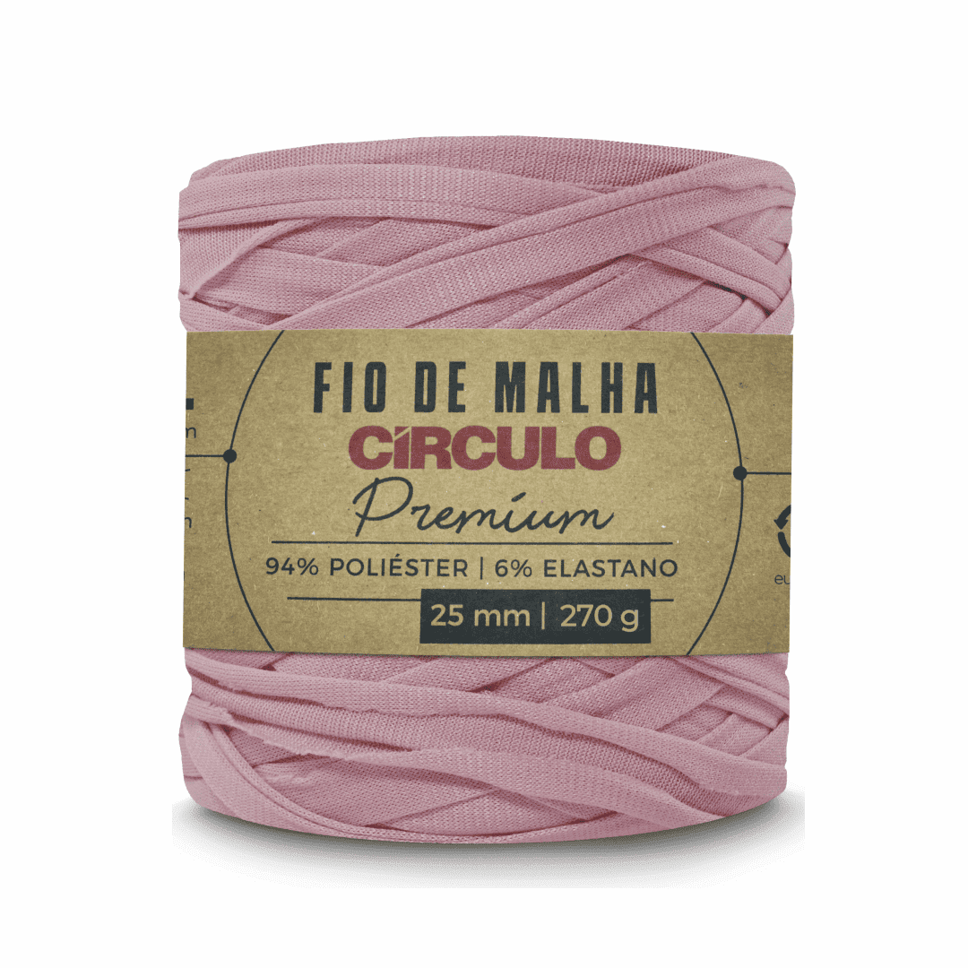 Fio de Malha Rosa Poema 3753 Circulo - Ariel Malhas | Universo do Artesão