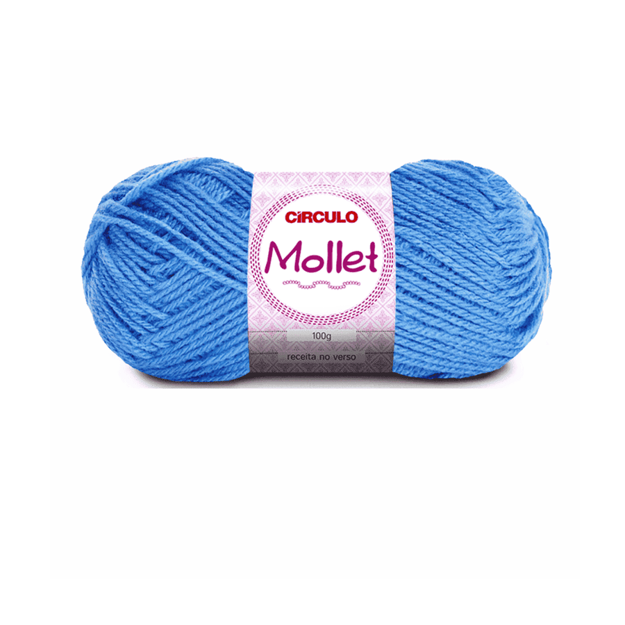 Fio Mollet Acqua-2403 Azul Circulo 100g