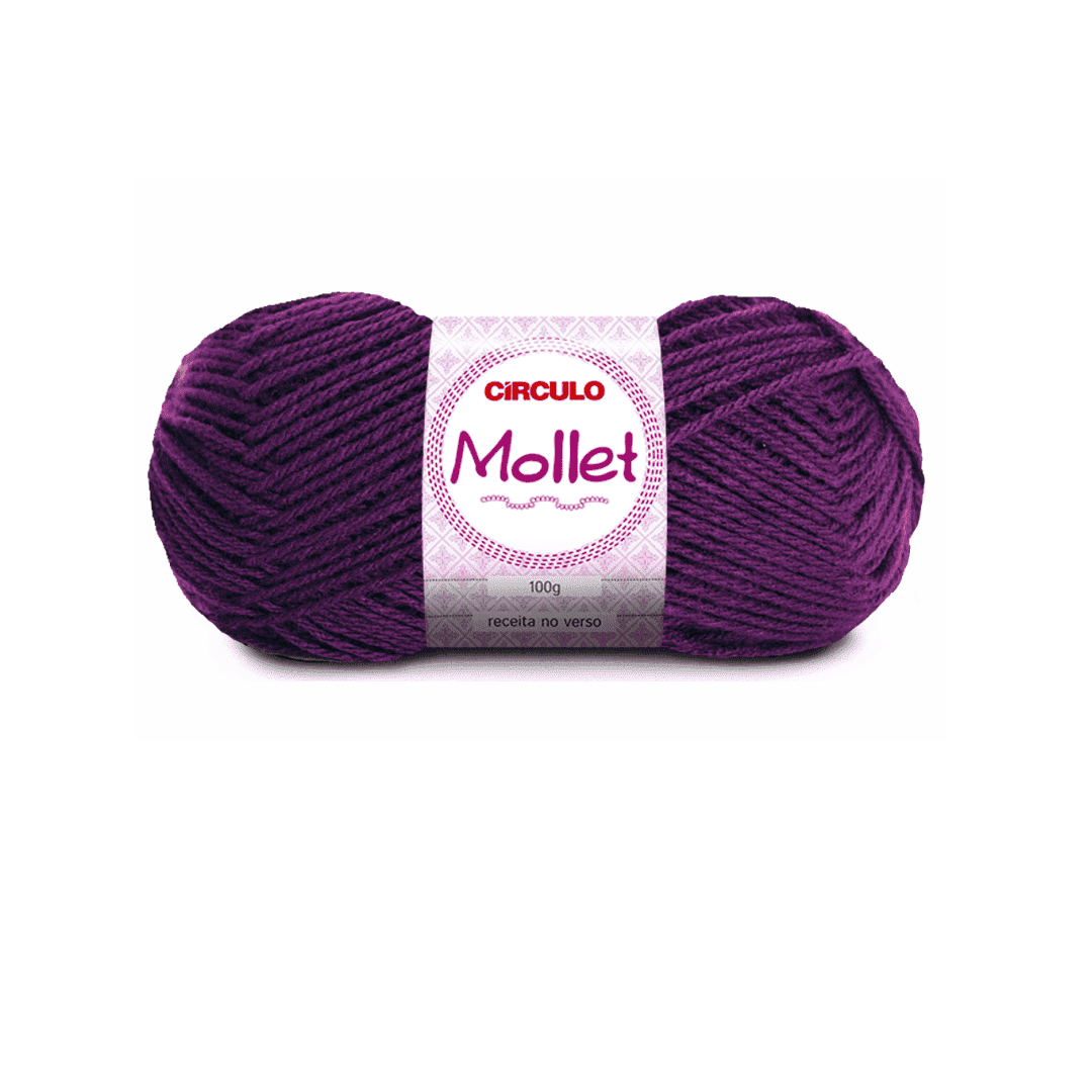 Fio Mollet Amora - 6313 Circulo 100g - Ariel Malhas | Universo do Artesão