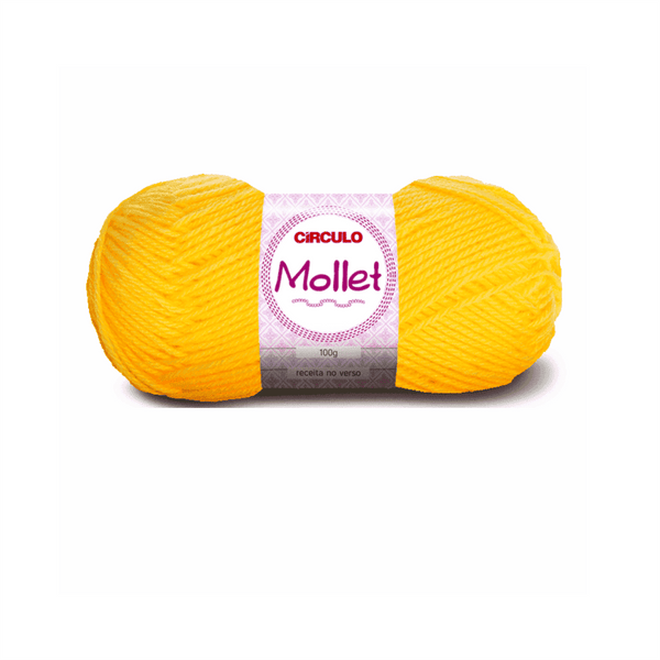 Fio Mollet Canário-1245 Circulo 100g