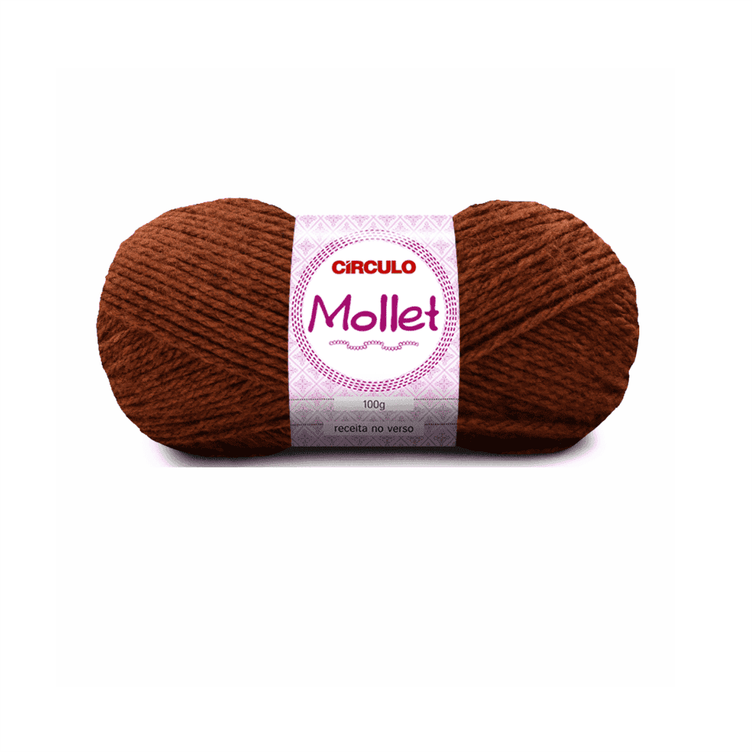 Fio Mollet Canoa - 4604 Circulo 100g - Ariel Malhas | Universo do Artesão