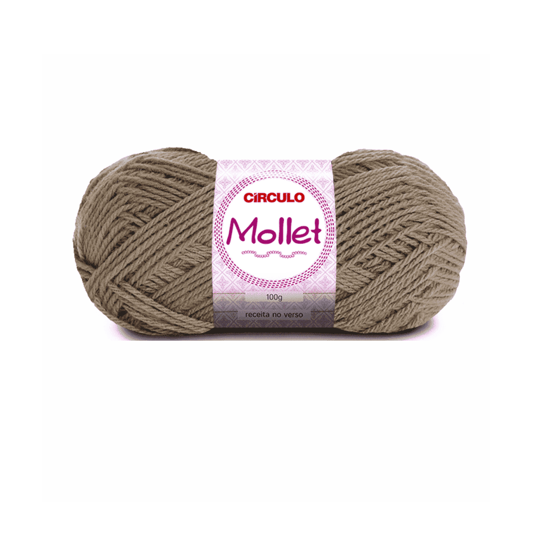 Fio Mollet Cortiça - 794 Circulo 100g - Ariel Malhas | Universo do Artesão