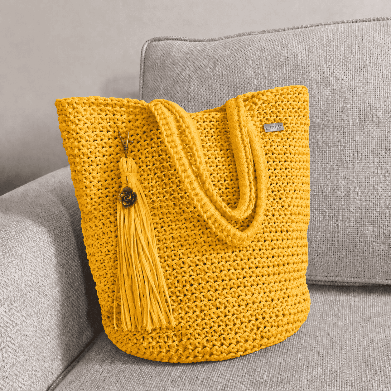 Fio Náutico Amarelo Ouro Malhafio - Ariel Malhas | Universo do Artesão