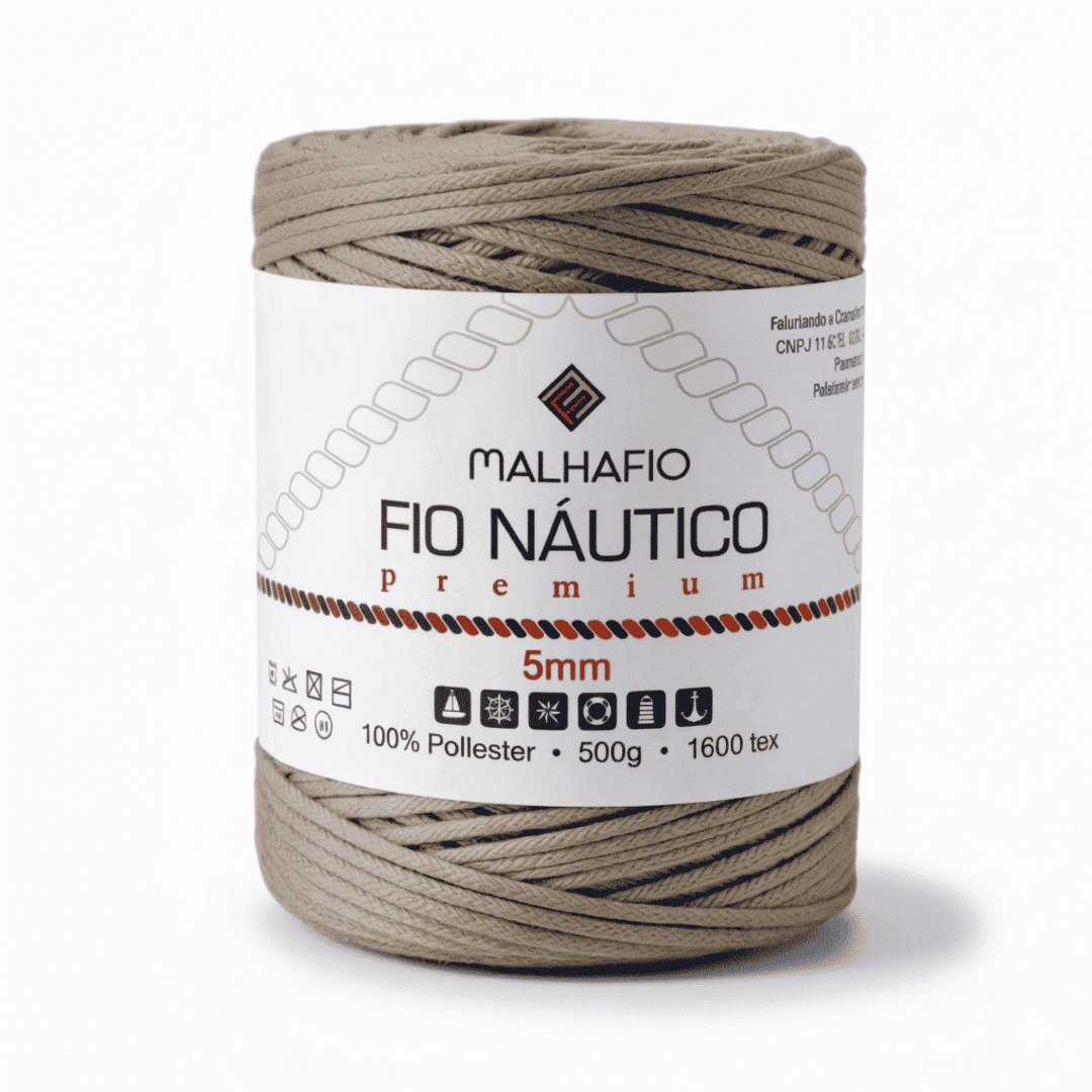 Fio Náutico Caqui Malhafio - Ariel Malhas | Universo do Artesão