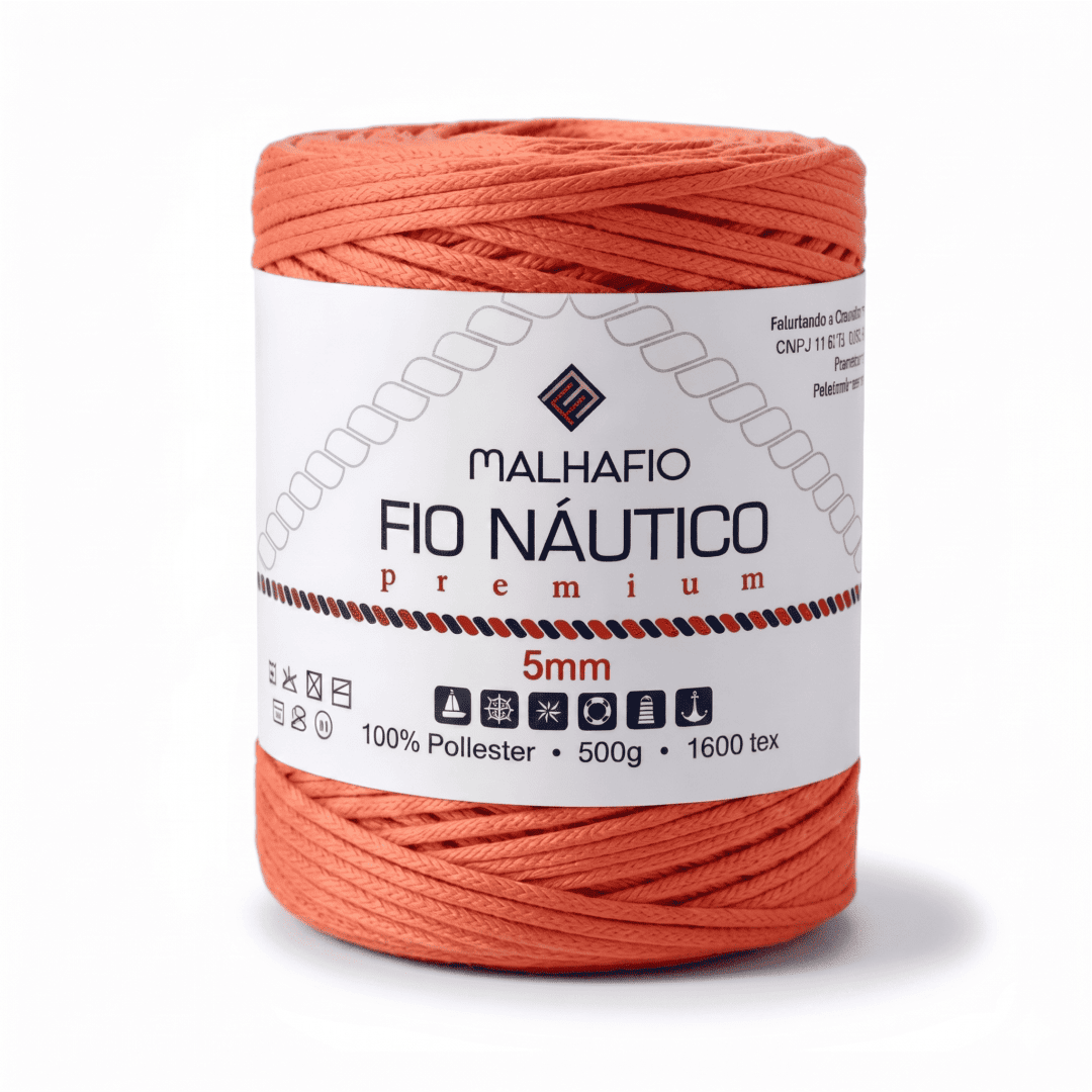 Fio Náutico Cenoura Malhafio - Ariel Malhas | Universo do Artesão