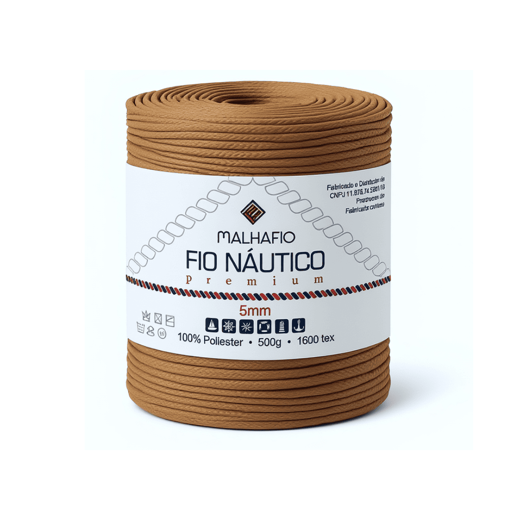 Fio Náutico Ferrugem Malhafio - Ariel Malhas | Universo do Artesão