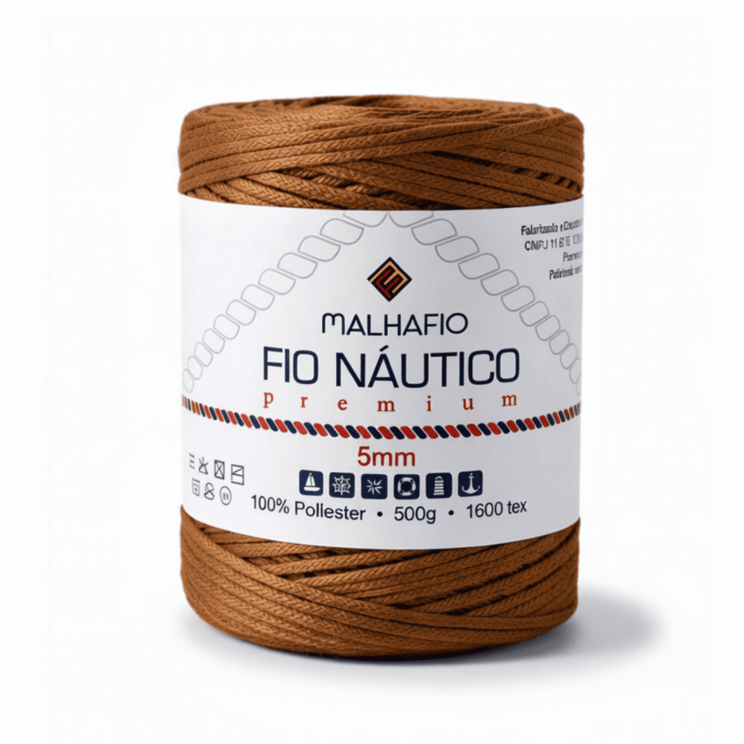 Fio Náutico Ferrugem Malhafio - Ariel Malhas | Universo do Artesão