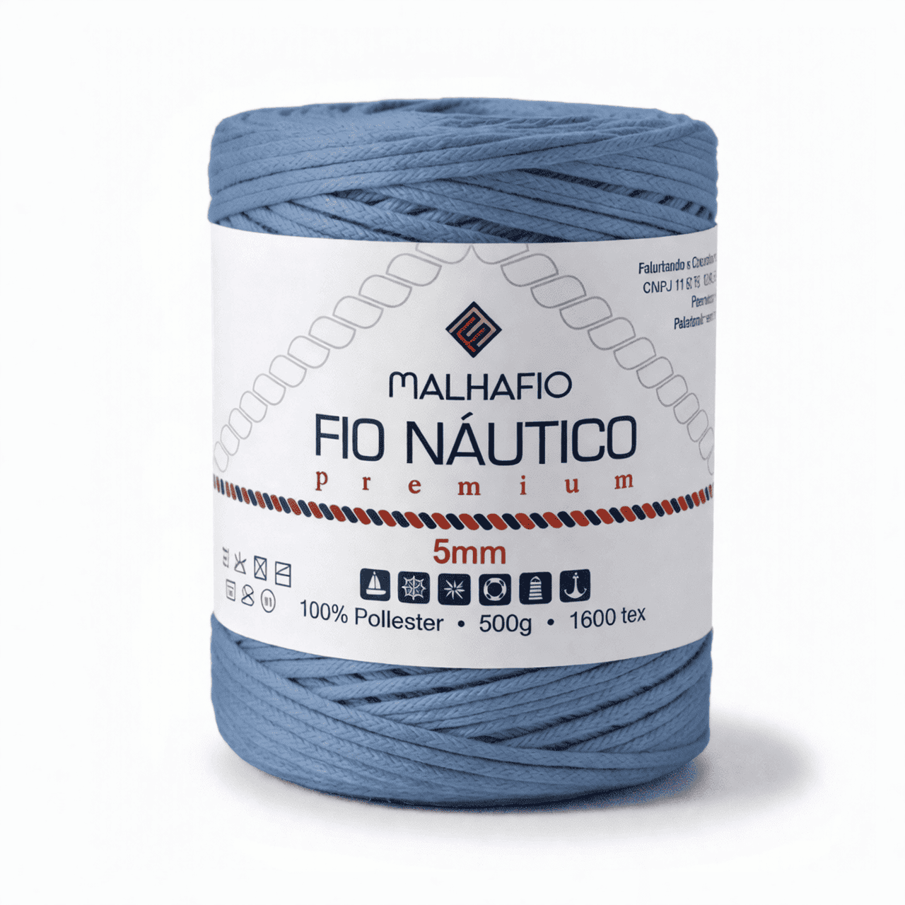 Fio Náutico Jeans Malhafio - Ariel Malhas | Universo do Artesão