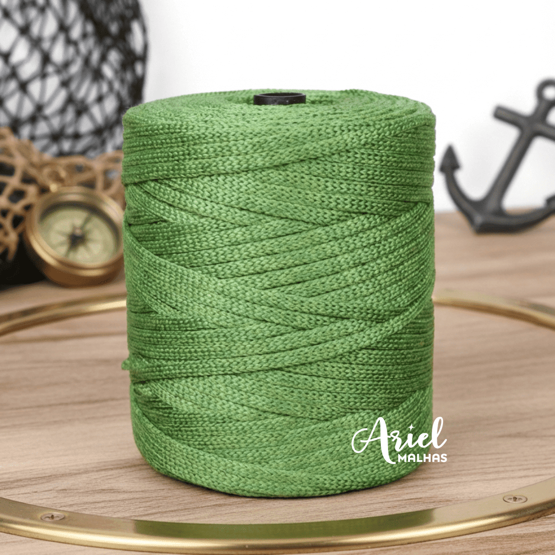 Fio Náutico Mesclado Verde - Ariel Malhas | Universo do Artesão