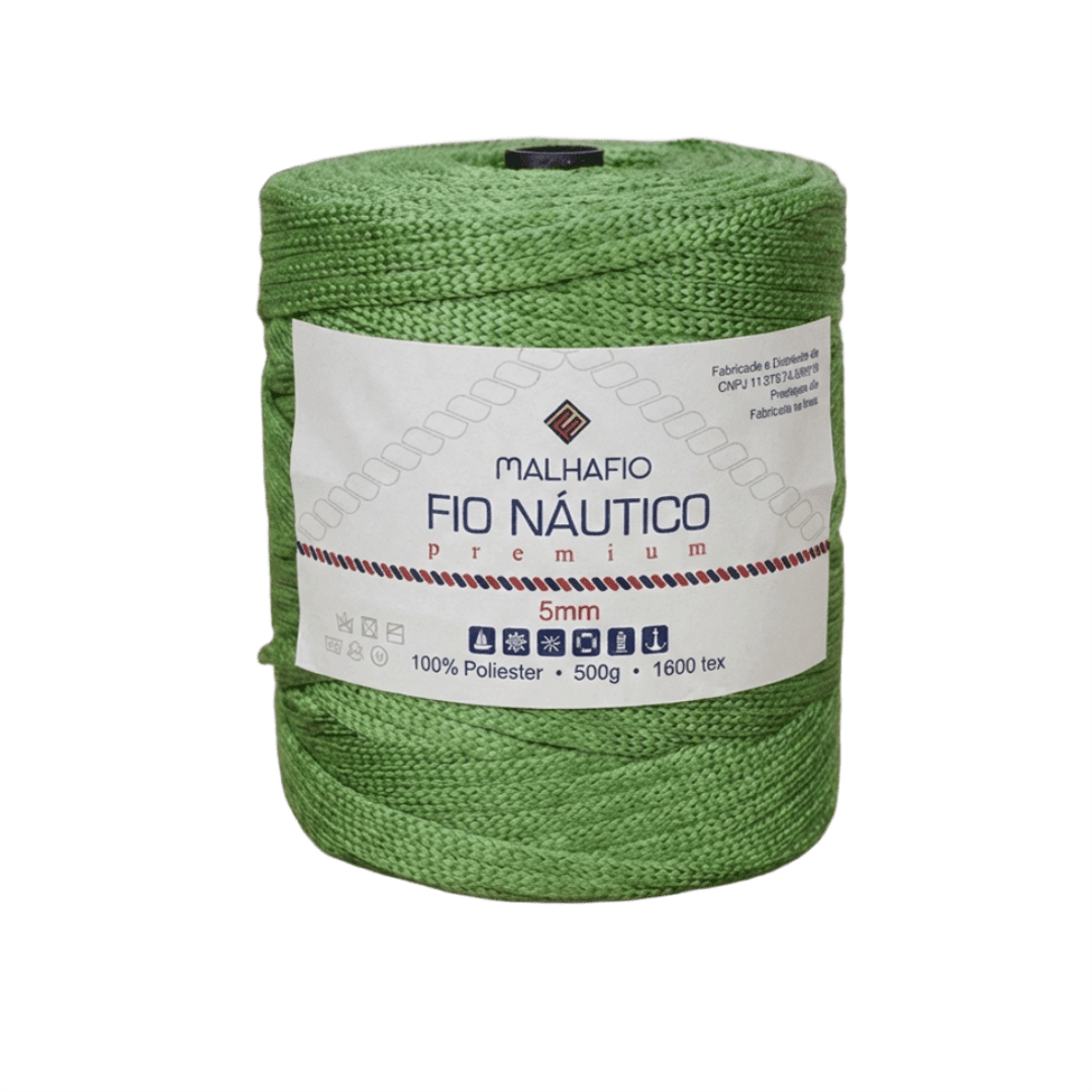 Fio Náutico Mesclado Verde - Ariel Malhas | Universo do Artesão