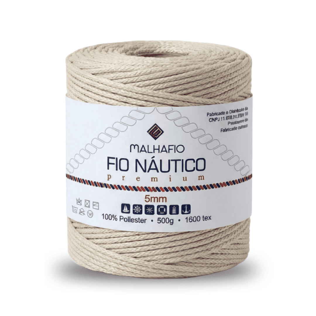 Fio Náutico Nude Malhafio - Ariel Malhas | Universo do Artesão