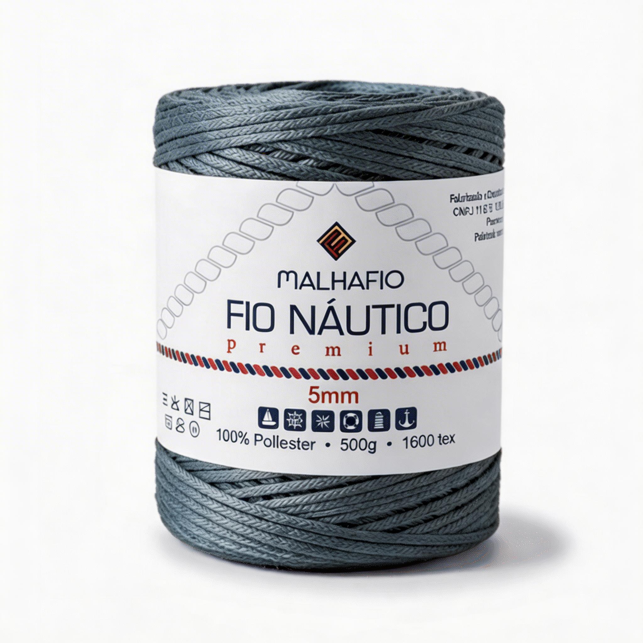 Fio Náutico Petróleo Malhafio - Ariel Malhas | Universo do Artesão