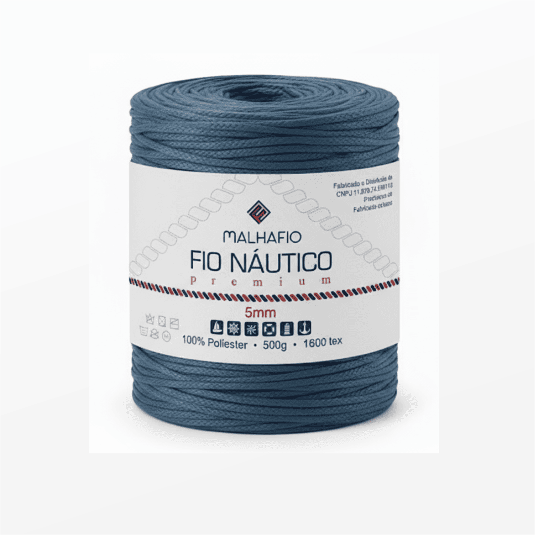 Fio Náutico Petróleo Malhafio - Ariel Malhas | Universo do Artesão