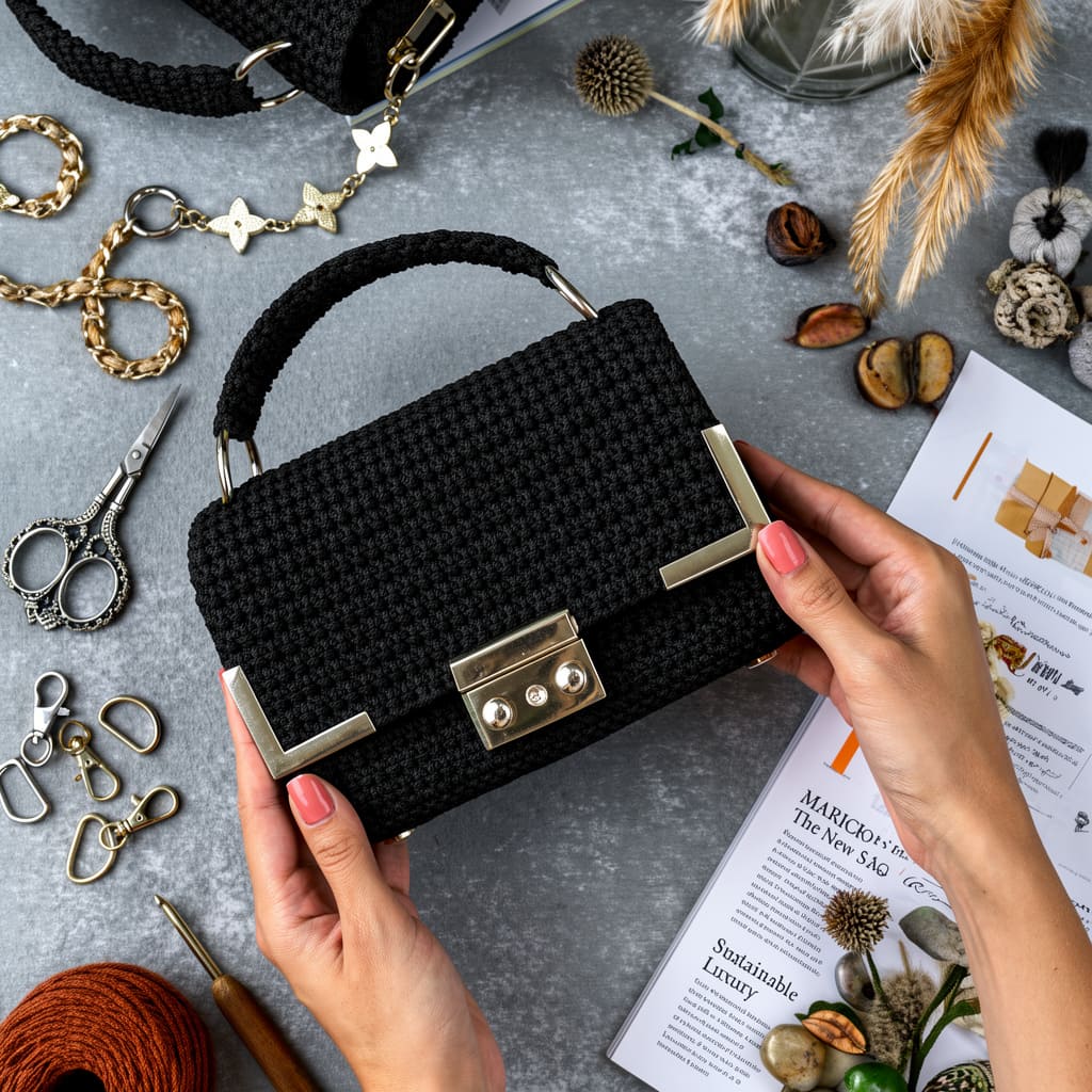 Fio Náutico Preto Malhafio - Ariel Malhas | Universo do Artesão