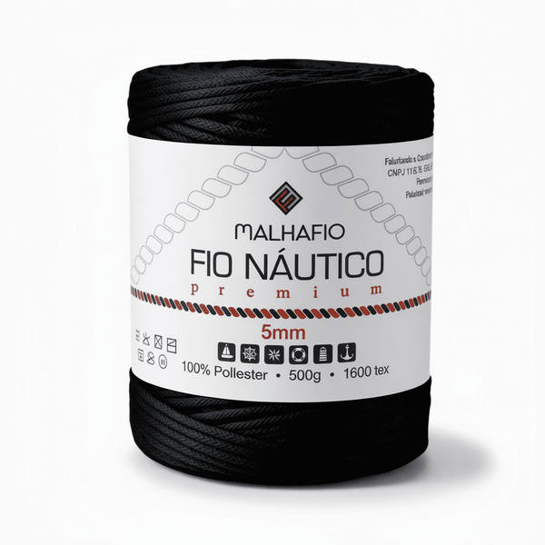 Fio Náutico Preto Malhafio