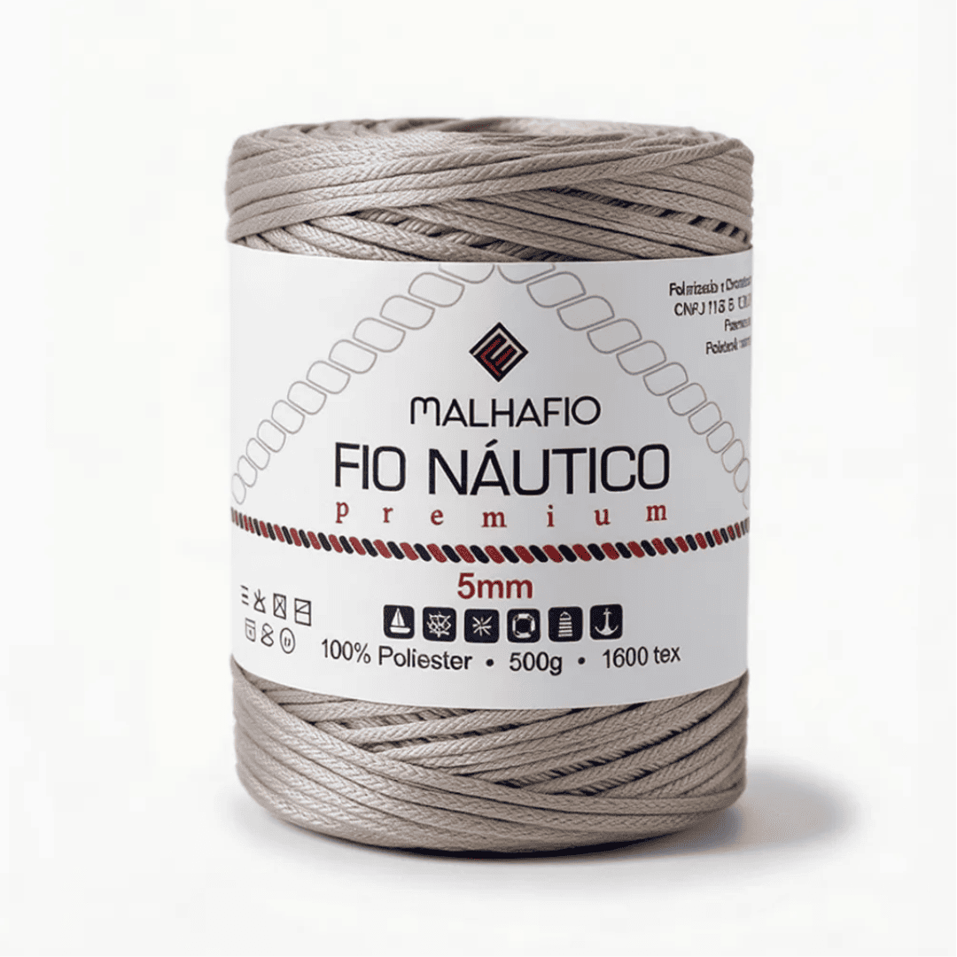 Fio Náutico Rami Malhafio - Ariel Malhas | Universo do Artesão