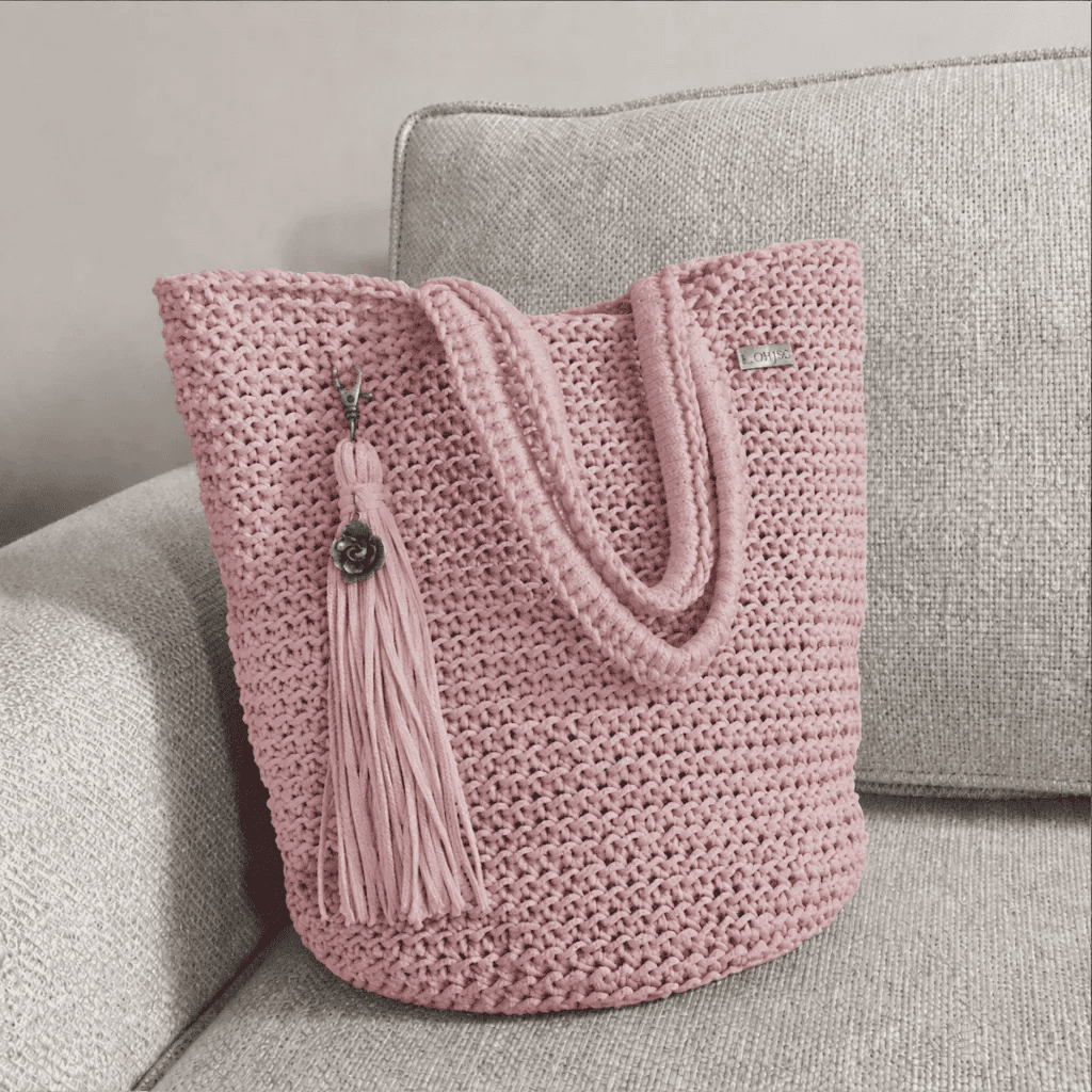 Fio Náutico Rosa Antigo Malhafio - Ariel Malhas | Universo do Artesão