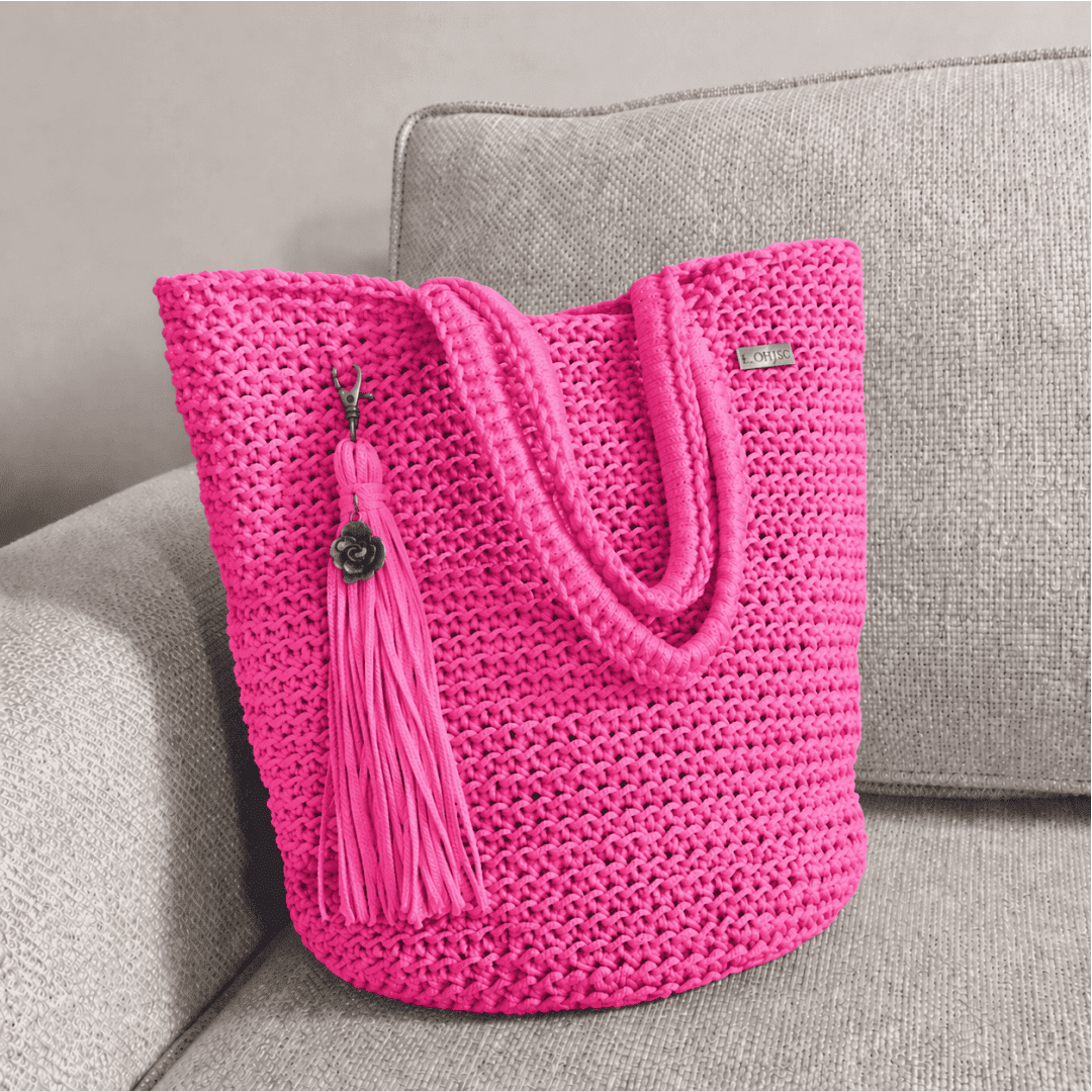 Fio Náutico Rosa Fluorescente Malhafio - Ariel Malhas | Universo do Artesão
