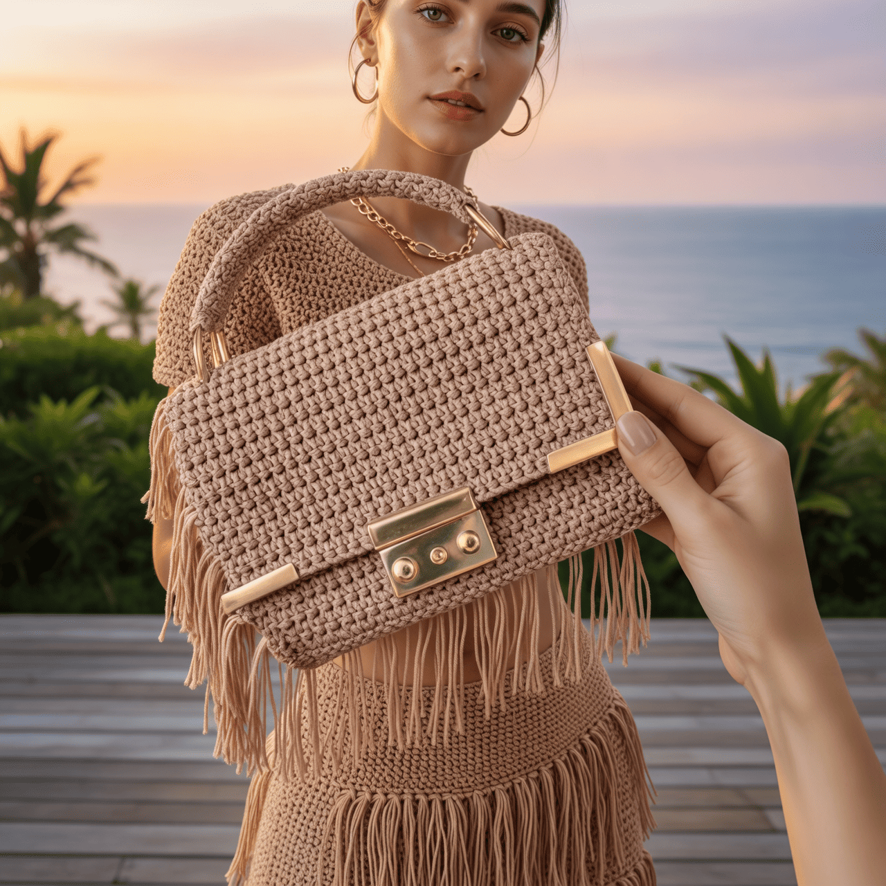 Fio Náutico Rose Gold Malhafio - Ariel Malhas | Universo do Artesão