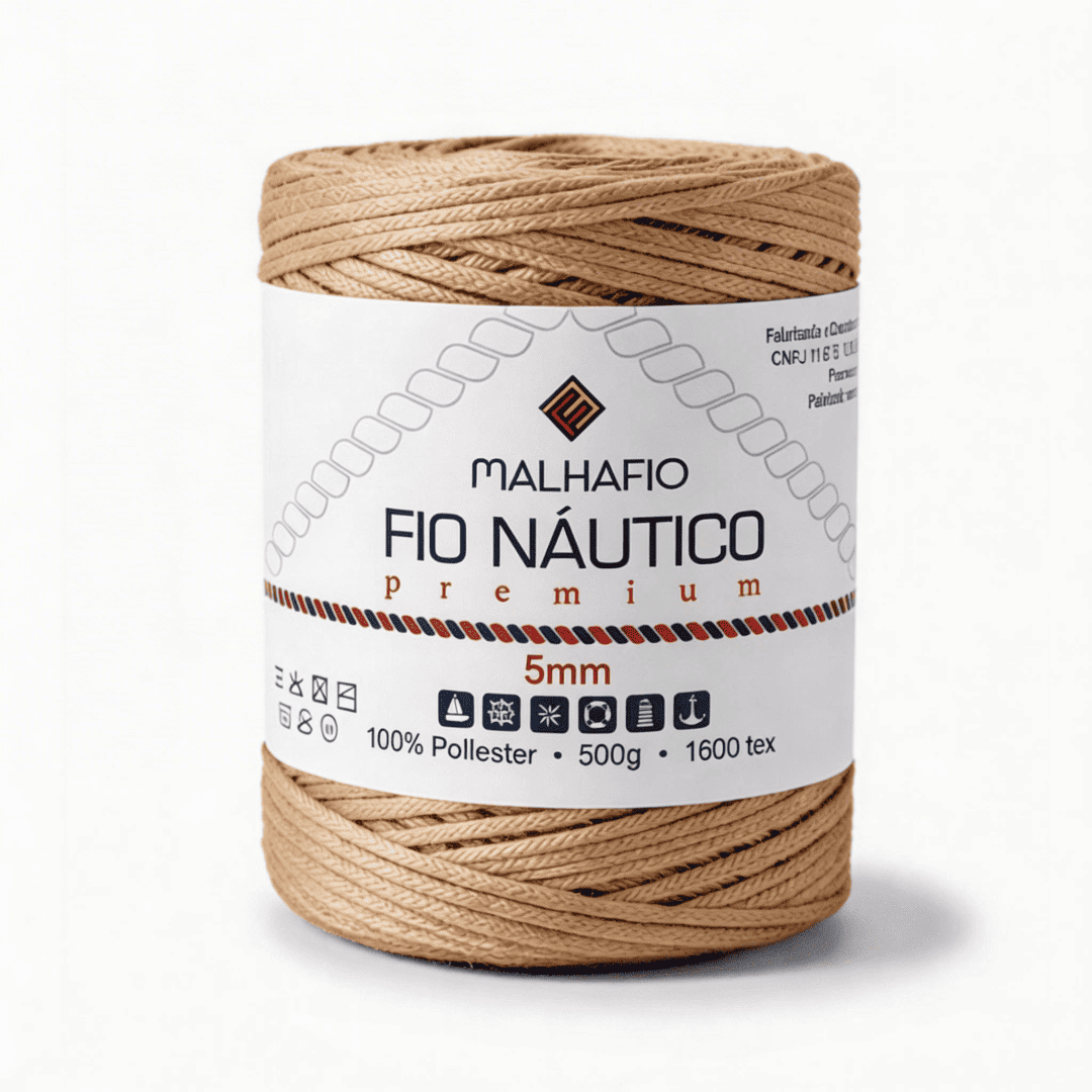 Fio Náutico Rose Gold Malhafio - Ariel Malhas | Universo do Artesão