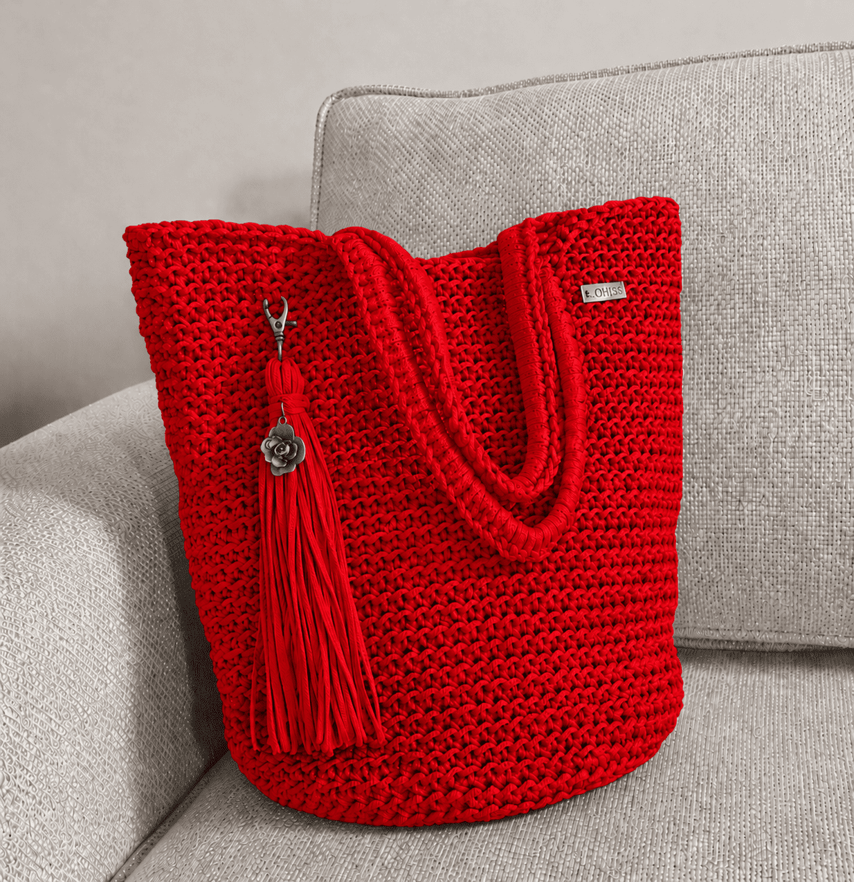 Fio Náutico Vermelho Malhafio - Ariel Malhas | Universo do Artesão