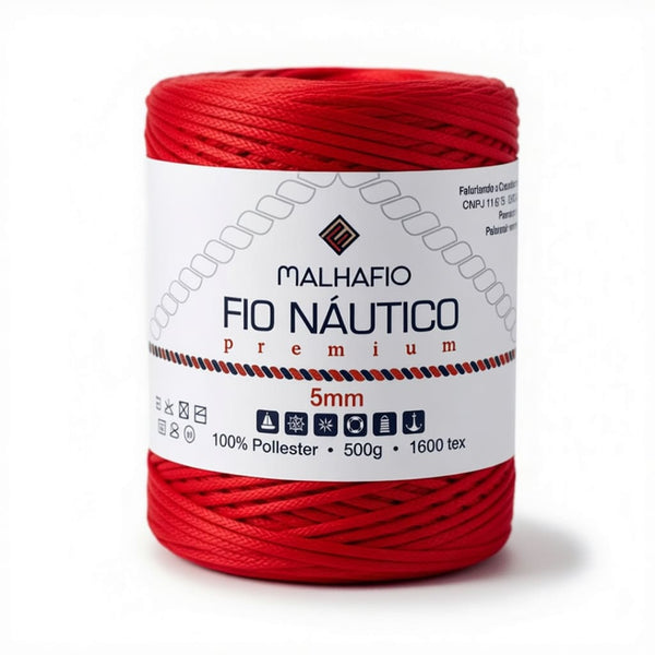 Fio Náutico Vermelho Malhafio