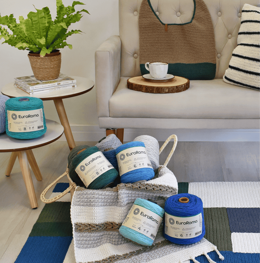 Kit 3 Barbante Citrus EuroRoma - Ariel Malhas | Universo do Artesão