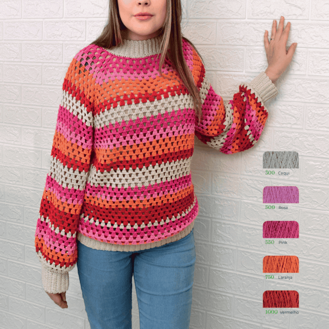 Kit 3 Barbante Citrus EuroRoma - Ariel Malhas | Universo do Artesão