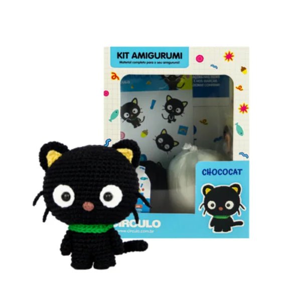 Kit Amigurumi Chococat Círculo - Ariel Malhas | Universo do Artesão