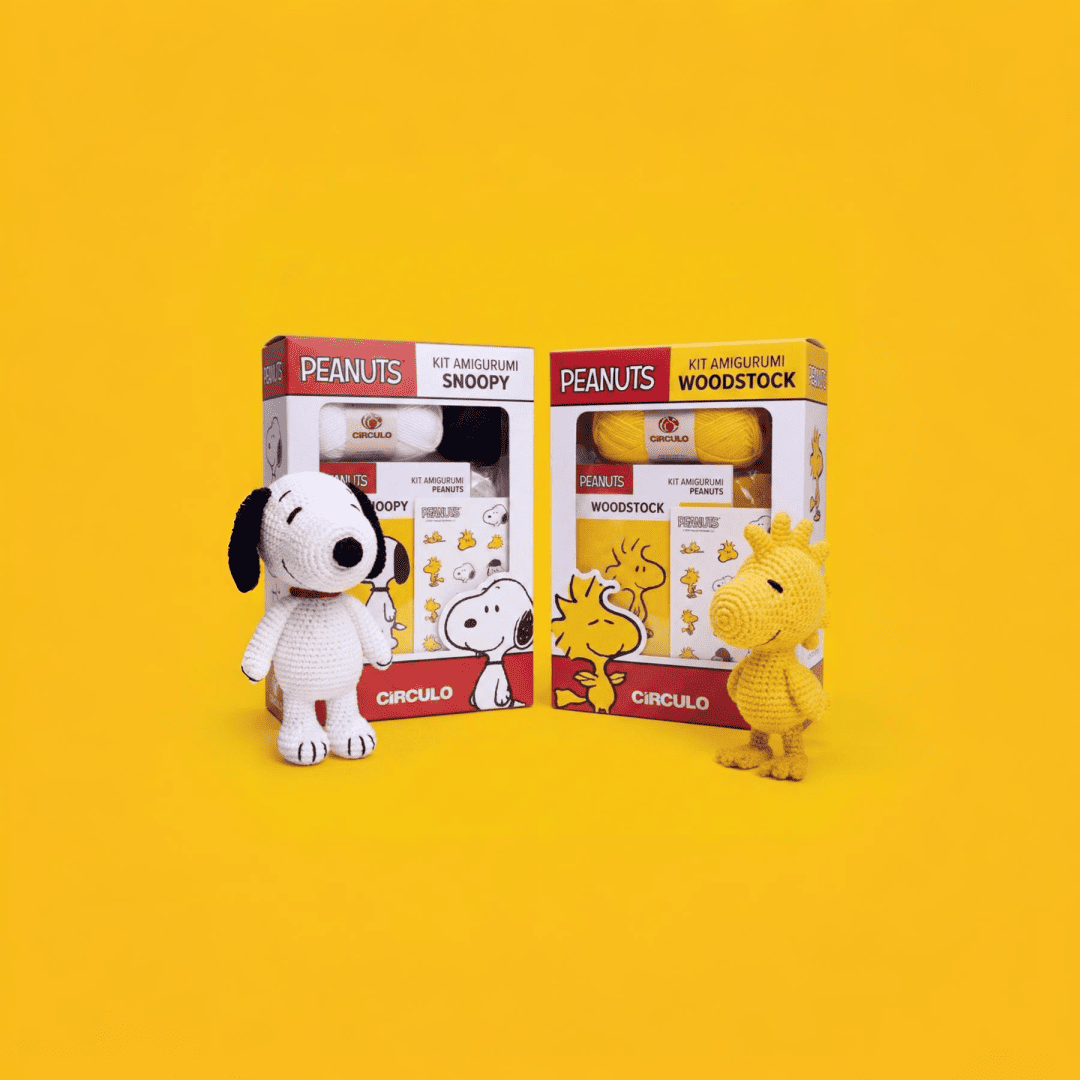 Kit Amigurumi Snoopy And Peanuts Circulo - Ariel Malhas | Universo do Artesão