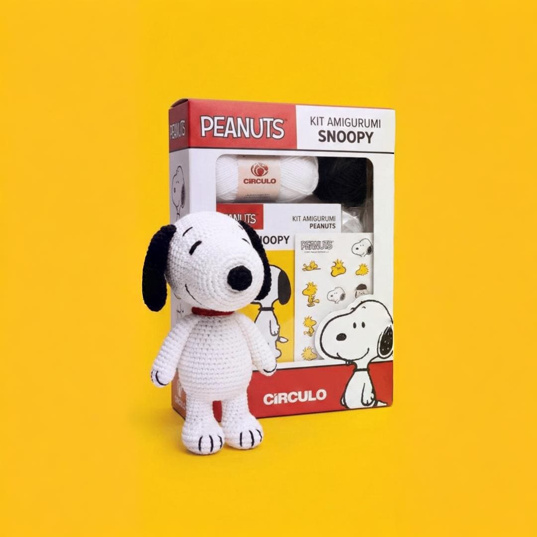 Kit Amigurumi Snoopy And Peanuts Circulo - Ariel Malhas | Universo do Artesão