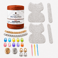 Kit Completo para Fazer 2 Bolsas Artesanais com Fio Náutico e Acessórios — Telha
