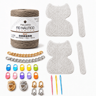 Kit Completo para Fazer 2 Bolsas Artesanais com Fio Náutico e Acessórios — Rami