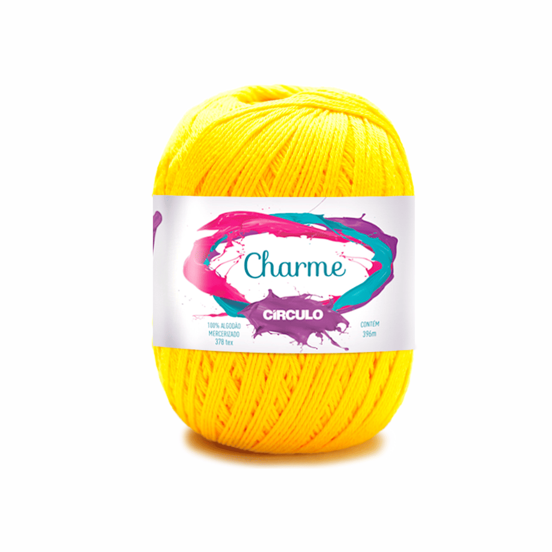 Linha Charme Circulo 396mts 1289 - Canário - Ariel Malhas | Universo do Artesão