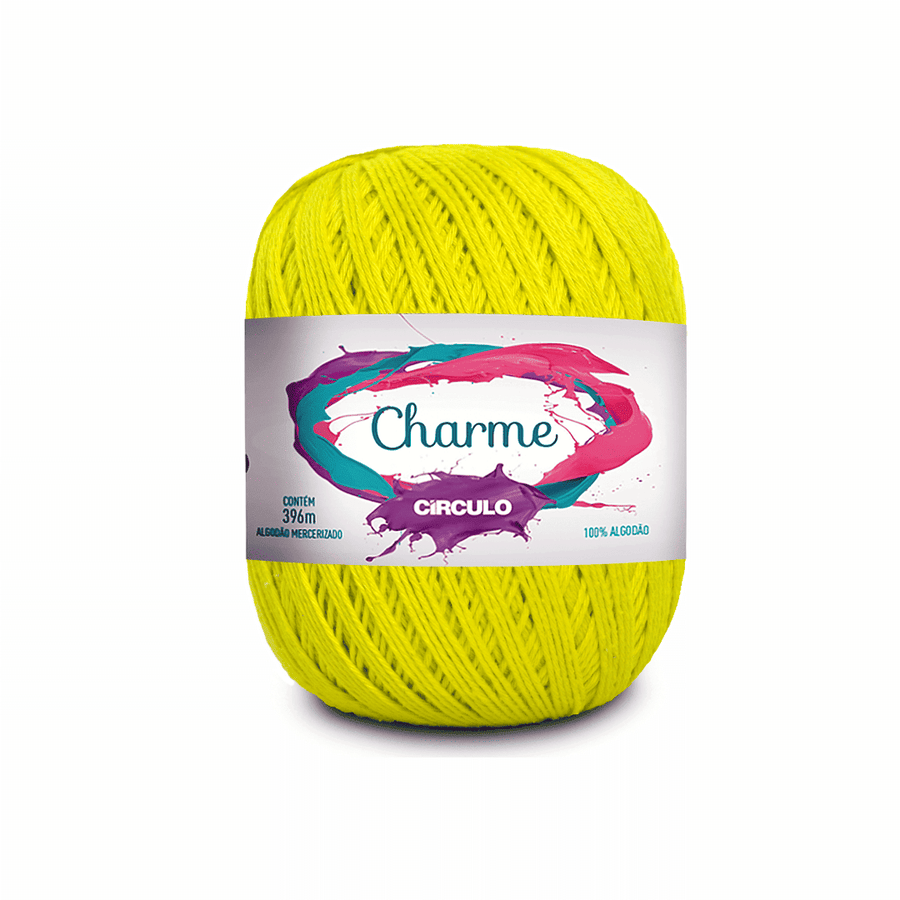 Linha Charme Circulo 396mts 1779 - Amarelo Cítrico
