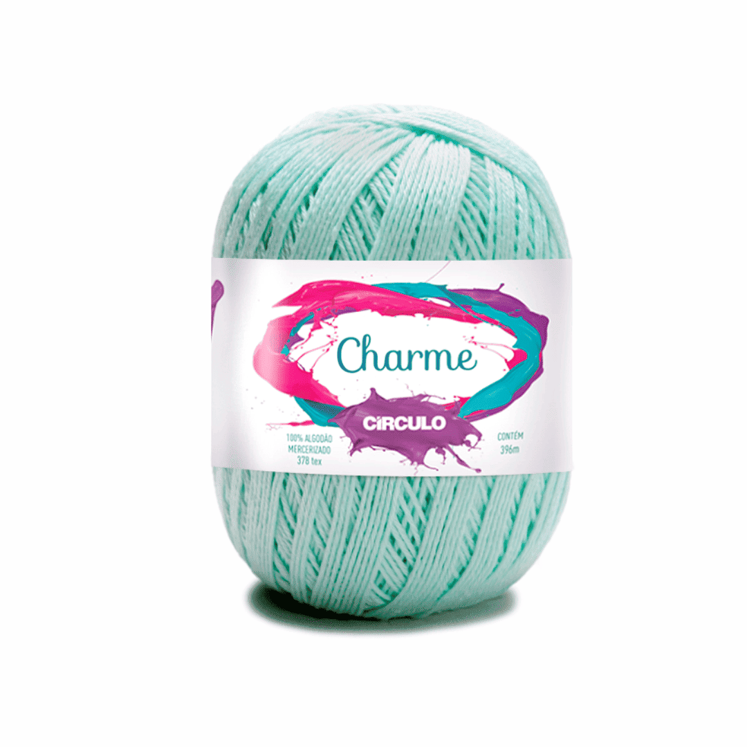 Linha Charme Circulo 396mts 2204 - Verde Candy - Ariel Malhas | Universo do Artesão