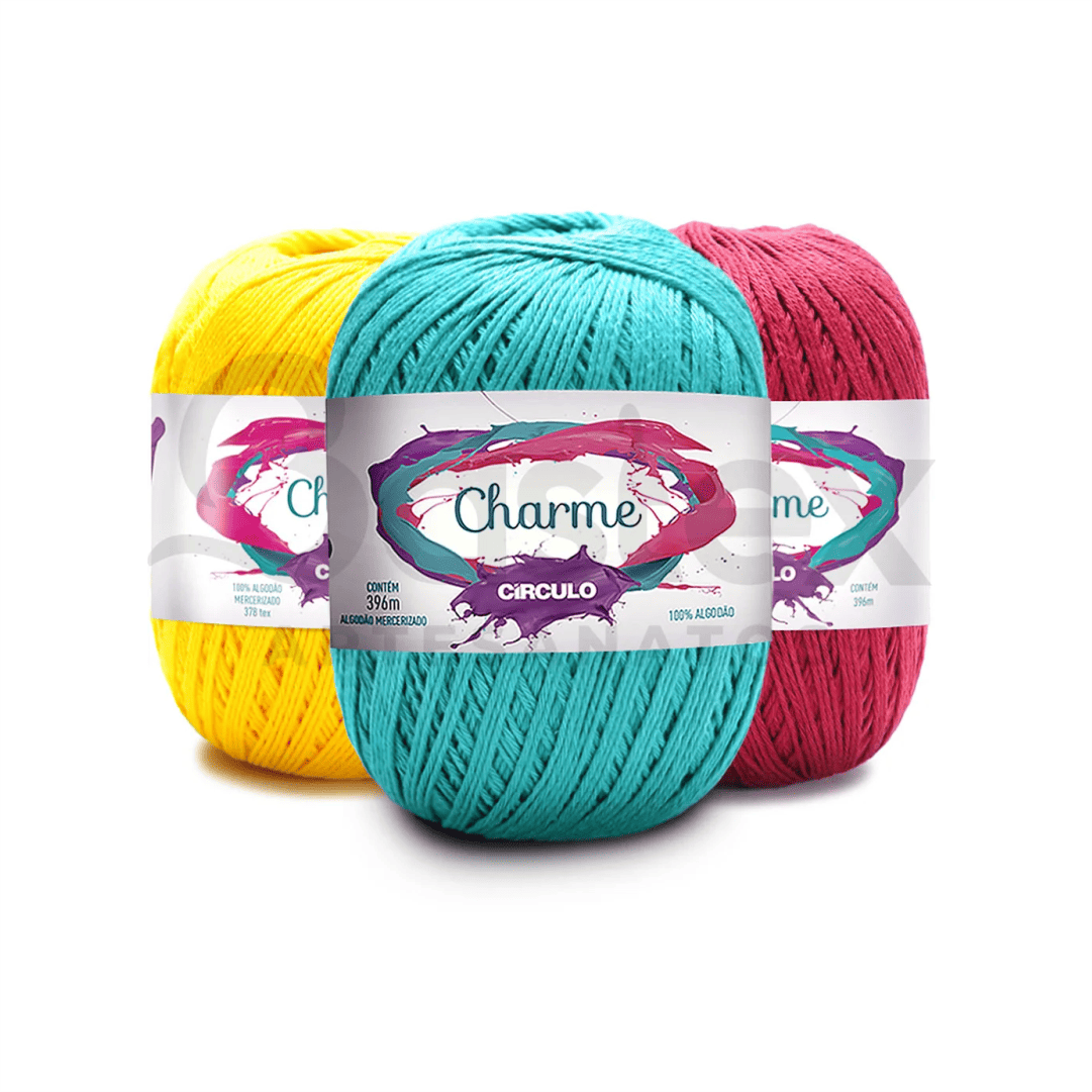 Linha Charme Circulo 396mts 2204 - Verde Candy - Ariel Malhas | Universo do Artesão
