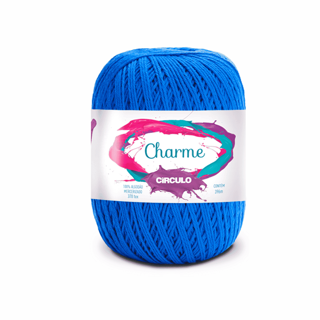 Linha Charme Circulo 396mts 2829 - Azul Bic - Ariel Malhas | Universo do Artesão