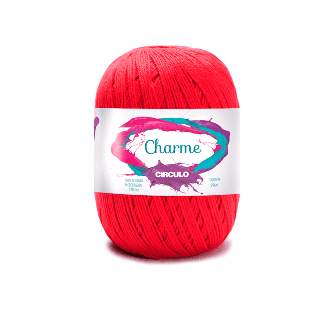 Linha Charme Circulo 396mts 3581 - Pimenta - Ariel Malhas | Universo do Artesão