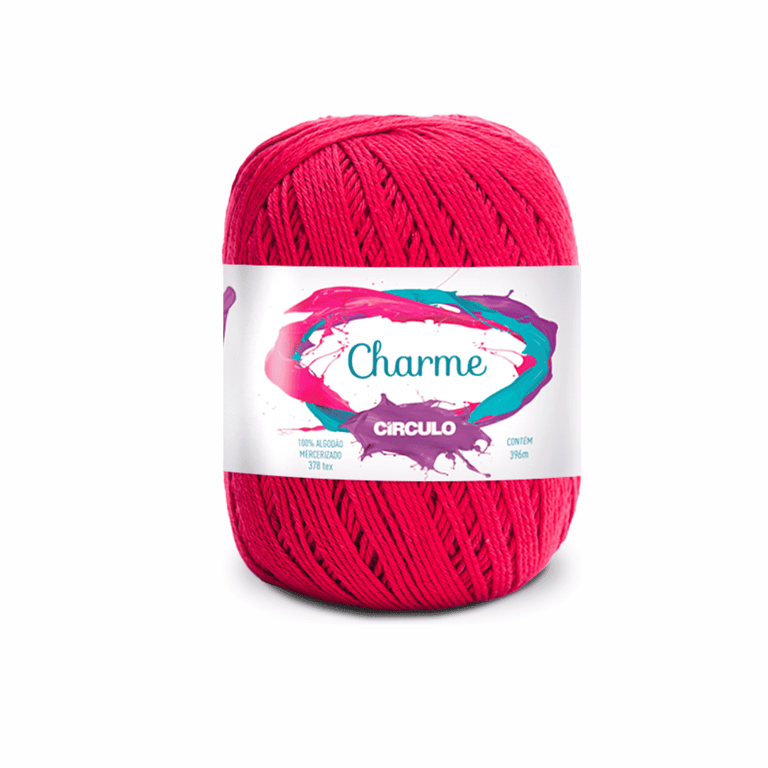 Linha Charme Circulo 396mts 3611 - Rubi - Ariel Malhas | Universo do Artesão