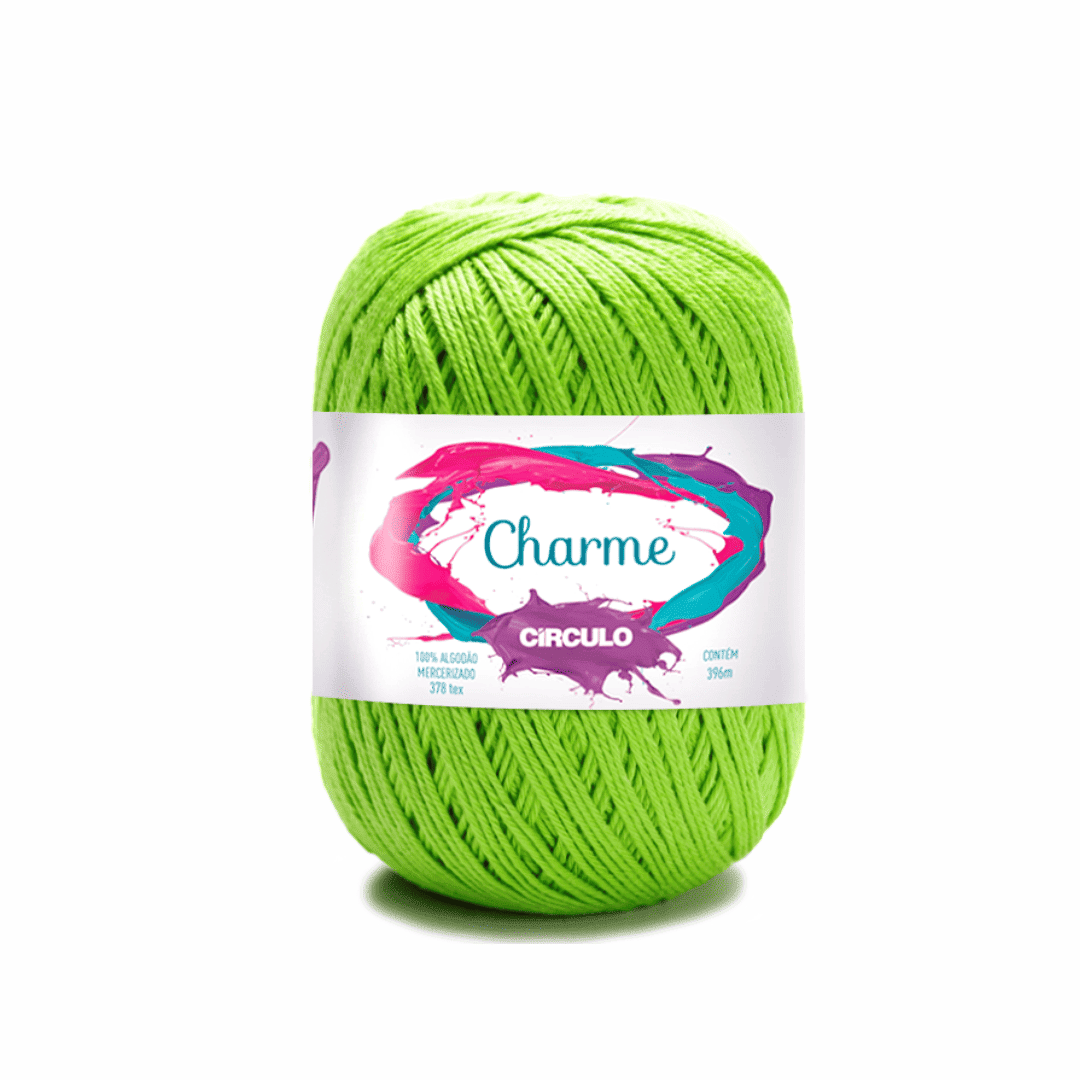 Linha Charme Circulo 396mts 5203 - Greenery - Ariel Malhas | Universo do Artesão